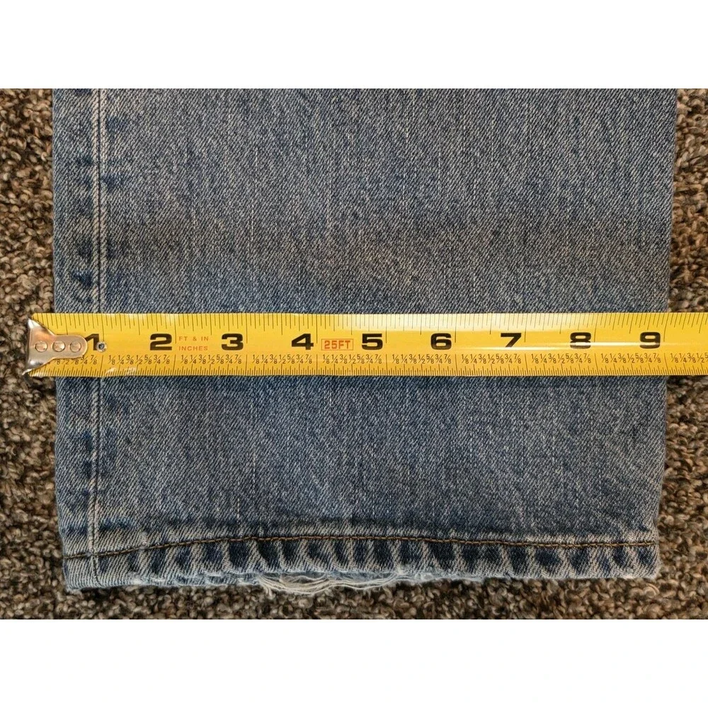 Vintage Levis 501 Blue Jeans 40x30 Straight Leg Button Fly Guatemala Y2K 90s